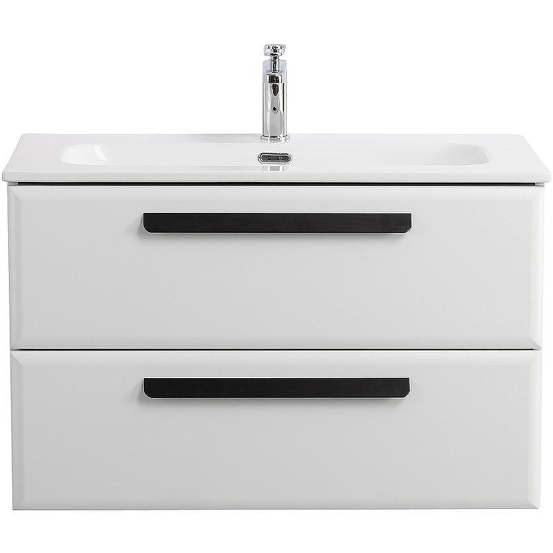 Тумба под раковину Cezares Eco-Cer-N 80 ECO-CER-N-800-2C-SO-BL подвесная Bianco Lucido без ручек, купить, цена, заказать, магазин, доставка, скидка, промокод, купить, цена, заказать, магазин, доставка, скидка, промокод