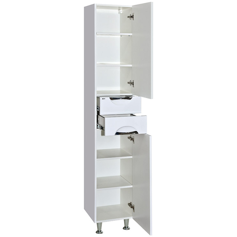 Шкаф пенал Misty Орхидея 35 R П-Жас05035-011П Белый, купить, цена, заказать, магазин, доставка, скидка, промокод, купить, цена, заказать, магазин, доставка, скидка, промокод