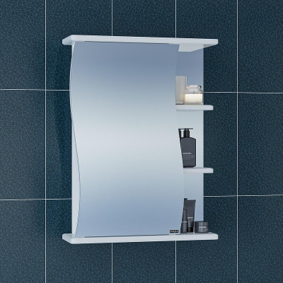 Зеркальный шкаф СанТа Волна 50 L 101005 Белый