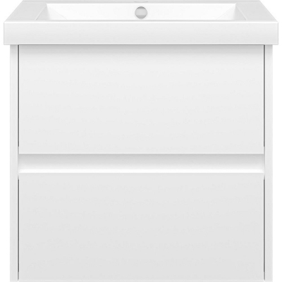 Тумба с раковиной Misty Алиса 58 УТ000011218 подвесная Белая