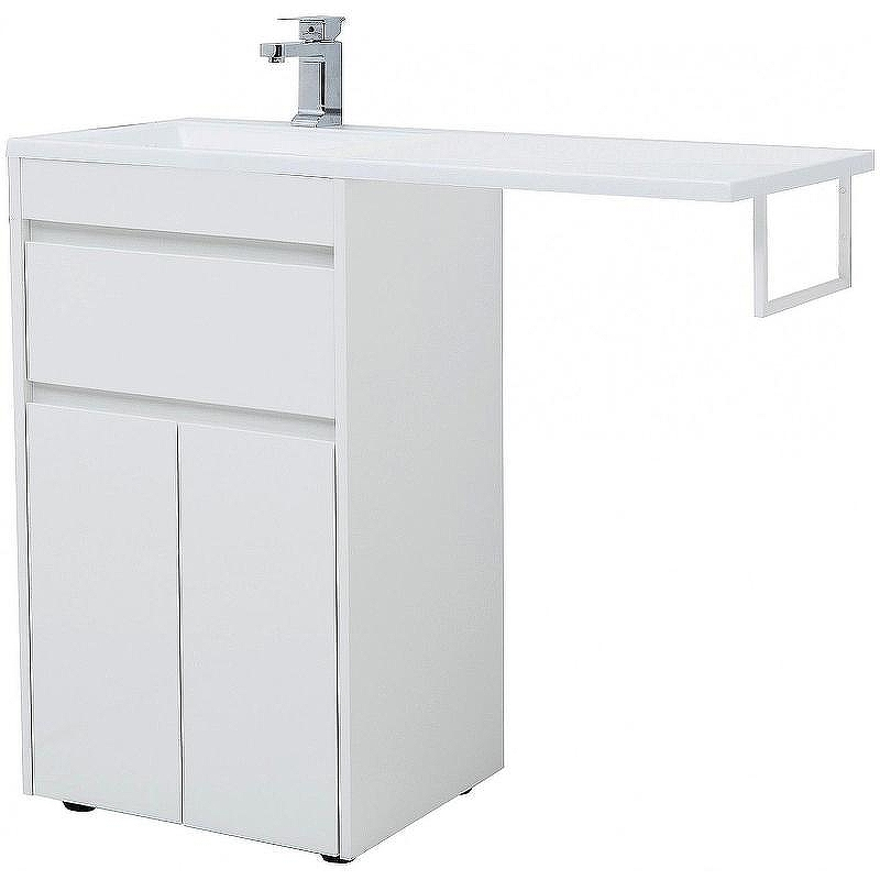 Тумба под раковину Aquanet Токио 110 237744 Белая, купить, цена, заказать, магазин, доставка, скидка, промокод, купить, цена, заказать, магазин, доставка, скидка, промокод