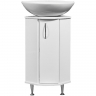 Тумба под раковину Stella Polar Концепт 30 SP-00000156 угловая Белая, купить, цена, заказать, магазин, доставка, скидка, промокод, купить, цена, заказать, магазин, доставка, скидка, промокод