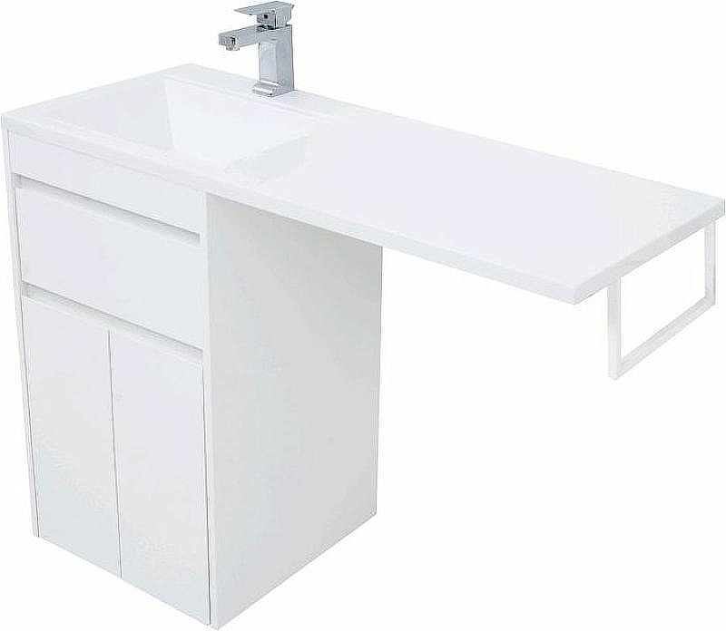 Тумба с раковиной Aquanet Токио 110 L 239204 Белая, купить, цена, заказать, магазин, доставка, скидка, промокод, купить, цена, заказать, магазин, доставка, скидка, промокод