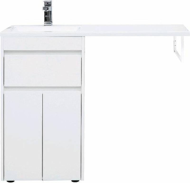 Тумба с раковиной Aquanet Токио 110 L 239204 Белая, купить, цена, заказать, магазин, доставка, скидка, промокод, купить, цена, заказать, магазин, доставка, скидка, промокод