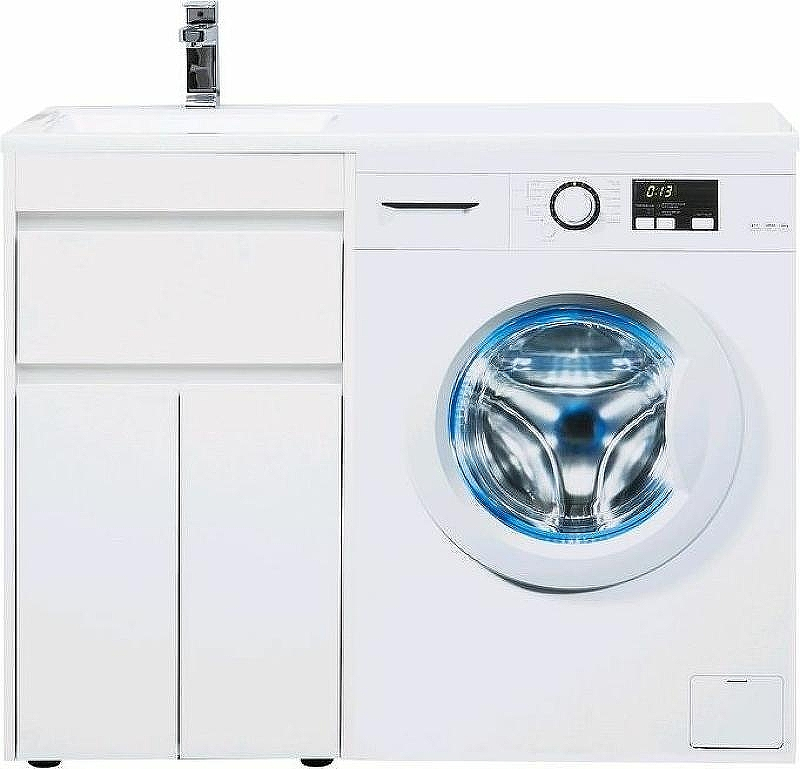 Тумба с раковиной Aquanet Токио 110 L 239204 Белая, купить, цена, заказать, магазин, доставка, скидка, промокод, купить, цена, заказать, магазин, доставка, скидка, промокод