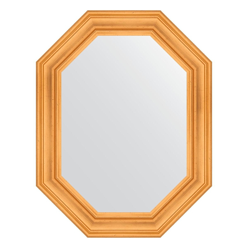Зеркало Evoform Octagon 69х89 BY 7208 в багетной раме - Травленое золото 99, купить, цена, заказать, магазин, доставка, скидка, промокод, купить, цена, заказать, магазин, доставка, скидка, промокод