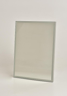 Зеркало Sintesi Kanto 60 SIN-SPEC-KANTO-CROMO-60 с подсветкой Хром матовый с сенсорным выключателем