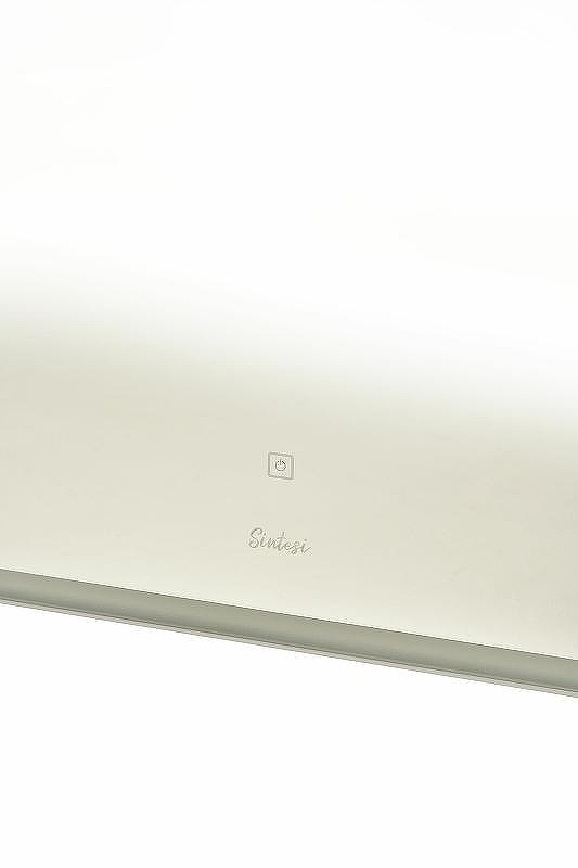 Зеркало Sintesi Kanto 60 SIN-SPEC-KANTO-CROMO-60 с подсветкой Хром матовый с сенсорным выключателем, купить, цена, заказать, магазин, доставка, скидка, промокод, купить, цена, заказать, магазин, доставка, скидка, промокод