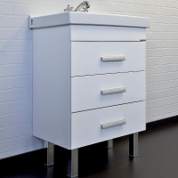 Тумба с раковиной Comforty Никосия 60Н 00-00011160 Белая глянцевая, купить, цена, заказать, магазин, доставка, скидка, промокод, купить, цена, заказать, магазин, доставка, скидка, промокод