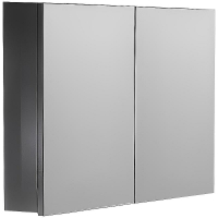 Зеркальный шкаф Boheme Armadi Art Vallessi 80 547-A glossy с подсветкой Антрацит глянец, купить, цена, заказать, магазин, доставка, скидка, промокод, купить, цена, заказать, магазин, доставка, скидка, промокод