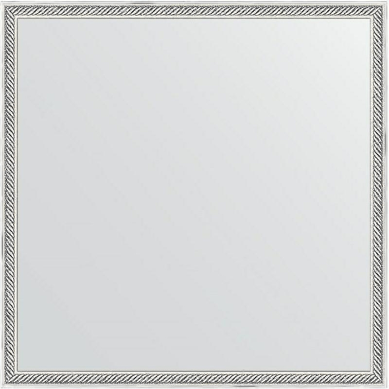 Зеркало Evoform Definite 68х68 BY 0656 в багетной раме - Витое серебро 28, купить, цена, заказать, магазин, доставка, скидка, промокод, купить, цена, заказать, магазин, доставка, скидка, промокод