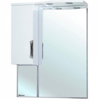 Зеркало со шкафом Bellezza Лагуна 65 4612110002018 с подсветкой L Белое, купить, цена, заказать, магазин, доставка, скидка, промокод, купить, цена, заказать, магазин, доставка, скидка, промокод