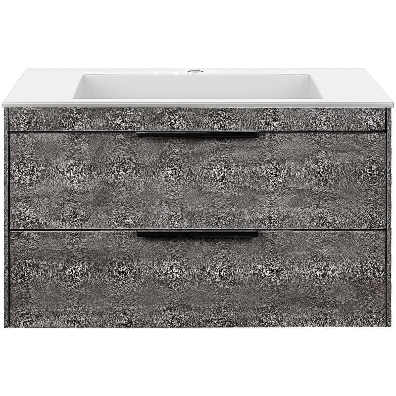 Тумба под раковину Vincea Chiara 2D 80 VMC-2C2800GS подвесная G.Stone, купить, цена, заказать, магазин, доставка, скидка, промокод, купить, цена, заказать, магазин, доставка, скидка, промокод