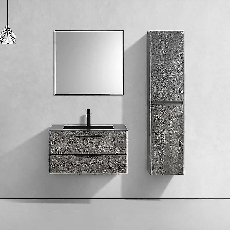 Тумба под раковину Vincea Chiara 2D 80 VMC-2C2800GS подвесная G.Stone, купить, цена, заказать, магазин, доставка, скидка, промокод, купить, цена, заказать, магазин, доставка, скидка, промокод