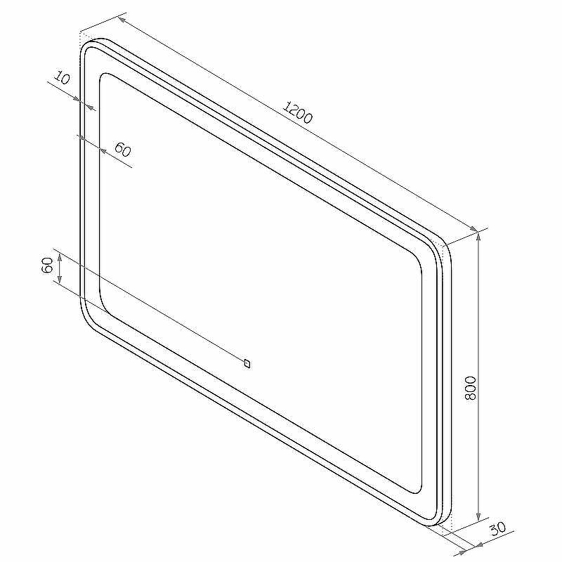 Зеркало Континент Velvette 1200x800 ЗЛП468 с подсветкой с сенсорным выключателем, купить, цена, заказать, магазин, доставка, скидка, промокод, купить, цена, заказать, магазин, доставка, скидка, промокод