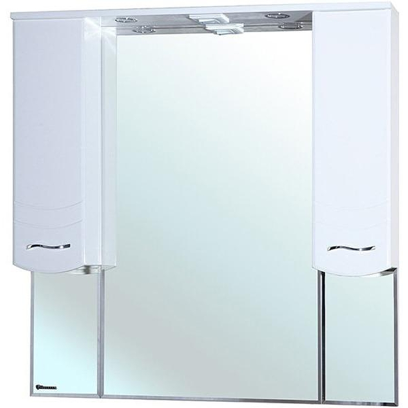 Зеркало со шкафом Bellezza Мари 105 4612918000018 с подсветкой Белое, купить, цена, заказать, магазин, доставка, скидка, промокод, купить, цена, заказать, магазин, доставка, скидка, промокод
