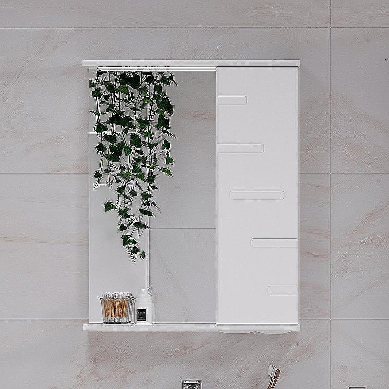 Зеркало со шкафом Volna Joli 50 R zsJOLI50.R-01 с подсветкой Белое, купить, цена, заказать, магазин, доставка, скидка, промокод, купить, цена, заказать, магазин, доставка, скидка, промокод