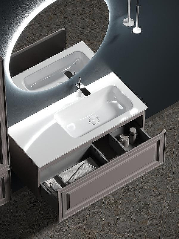 Тумба под раковину Sancos Very 100 R VR100RSM подвесная Doha Soft, купить, цена, заказать, магазин, доставка, скидка, промокод, купить, цена, заказать, магазин, доставка, скидка, промокод