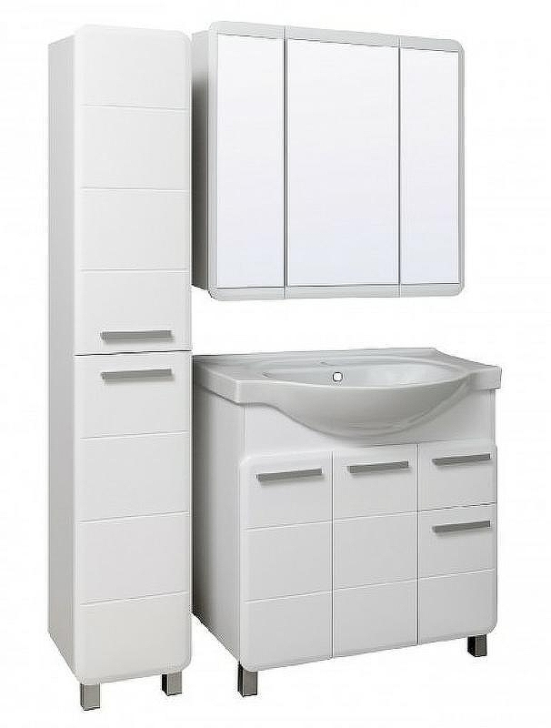 Тумба под раковину Runo Эрика 80 УТ000003319 Белая, купить, цена, заказать, магазин, доставка, скидка, промокод, купить, цена, заказать, магазин, доставка, скидка, промокод