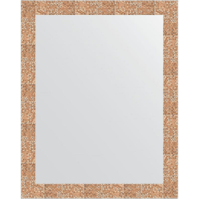 Зеркало Evoform Definite 96х76 BY 3274 в багетной раме - Соты медь 70