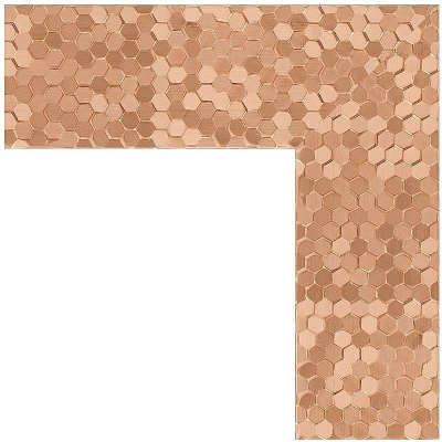 Зеркало Evoform Definite 96х76 BY 3274 в багетной раме - Соты медь 70