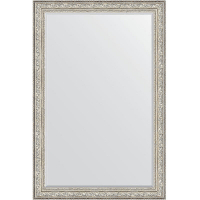 Зеркало Evoform Exclusive 180х120 BY 3634 с фацетом в багетной раме - Виньетка серебро 109, купить, цена, заказать, магазин, доставка, скидка, промокод, купить, цена, заказать, магазин, доставка, скидка, промокод