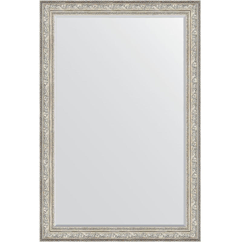 Зеркало Evoform Exclusive 180х120 BY 3634 с фацетом в багетной раме - Виньетка серебро 109, купить, цена, заказать, магазин, доставка, скидка, промокод, купить, цена, заказать, магазин, доставка, скидка, промокод