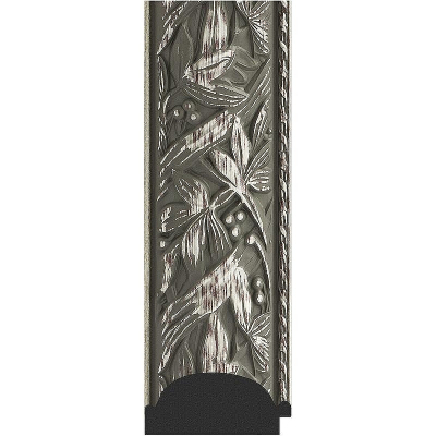 Зеркало Evoform Exclusive-G 106х79 BY 4200 с гравировкой в багетной раме - Византия серебро 99