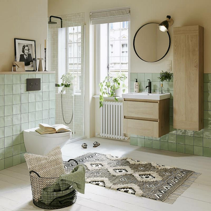 Шкаф пенал Aqwella Astrid 35 AST0535DD подвесной Дуб Давос, купить, цена, заказать, магазин, доставка, скидка, промокод, купить, цена, заказать, магазин, доставка, скидка, промокод