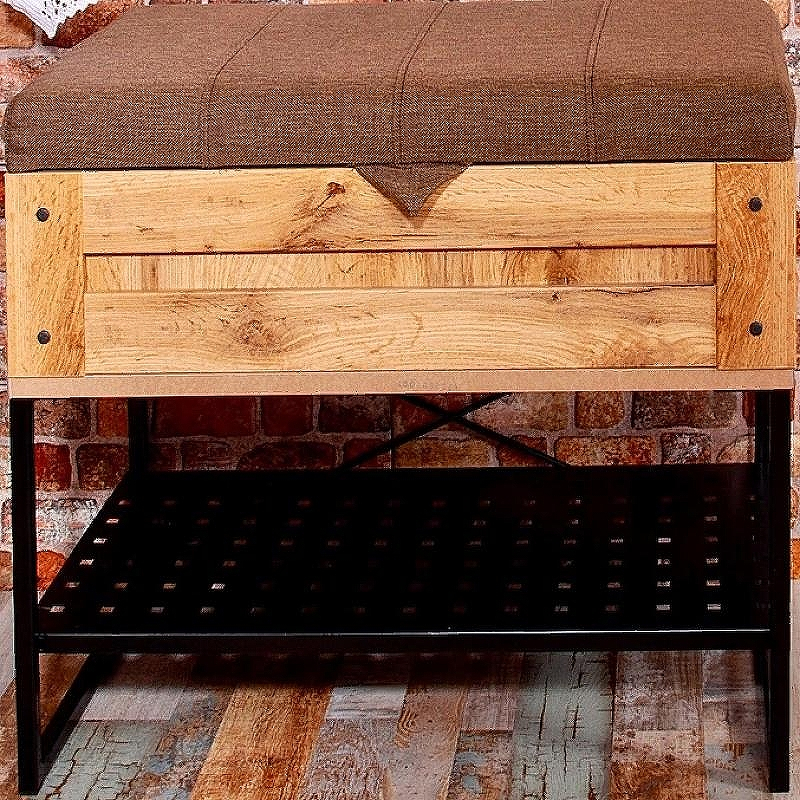 Банкетка Бриклаер Лофт 60 4627125414091 Метрополитен грей, купить, цена, заказать, магазин, доставка, скидка, промокод, купить, цена, заказать, магазин, доставка, скидка, промокод