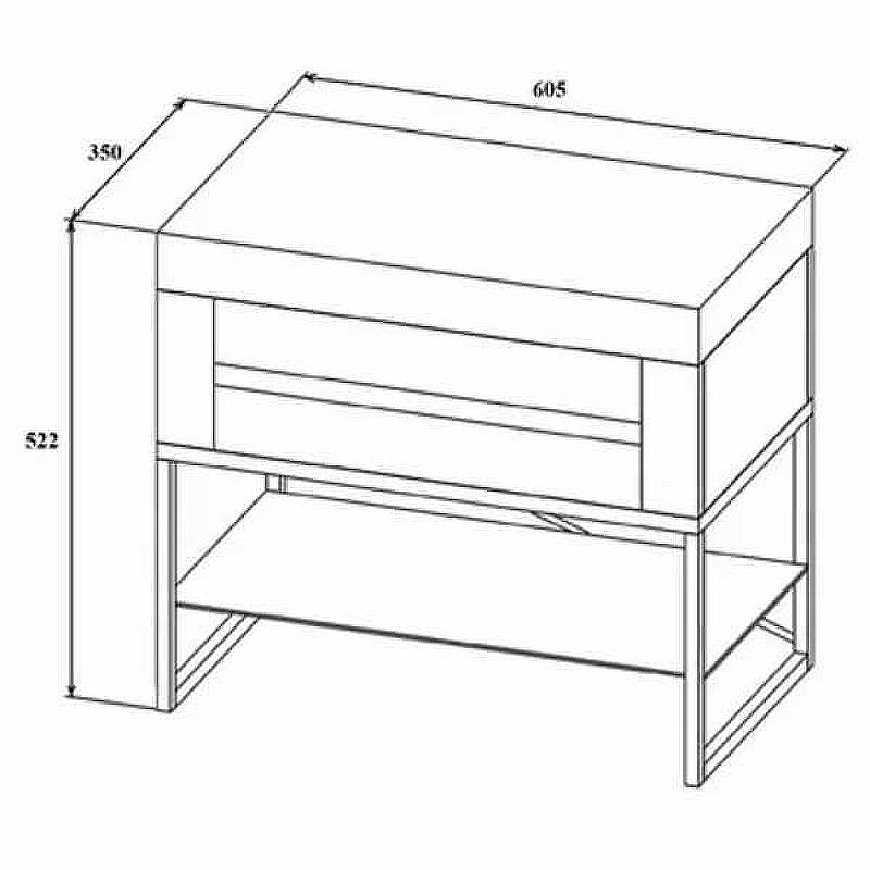 Банкетка Бриклаер Лофт 60 4627125414091 Метрополитен грей, купить, цена, заказать, магазин, доставка, скидка, промокод, купить, цена, заказать, магазин, доставка, скидка, промокод