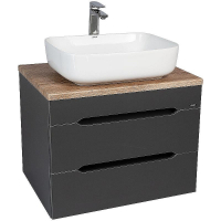 Тумба под раковину VIANT Марсель 66 VMAR66NG-T2YP подвесная Графит, купить, цена, заказать, магазин, доставка, скидка, промокод, купить, цена, заказать, магазин, доставка, скидка, промокод