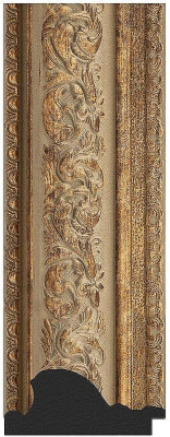 Зеркало Evoform Exclusive Floor 205х115 BY 6175 с фацетом в багетной раме - Виньетка античная бронза 109