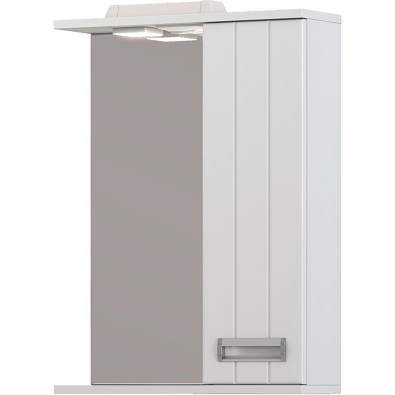 Зеркало со шкафом Vigo Diana 50 R z.DIA.50.R.El с подсветкой Белое, купить, цена, заказать, магазин, доставка, скидка, промокод, купить, цена, заказать, магазин, доставка, скидка, промокод