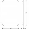 Зеркало Defesto Opti 40x60 DF 2812 с подсветкой 17W-3000К/Без выключателя/Теплый белый свет, купить, цена, заказать, магазин, доставка, скидка, промокод, купить, цена, заказать, магазин, доставка, скидка, промокод