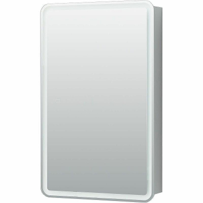 Зеркальный шкаф Aquanet Оптима 50 311859 с подсветкой Белый