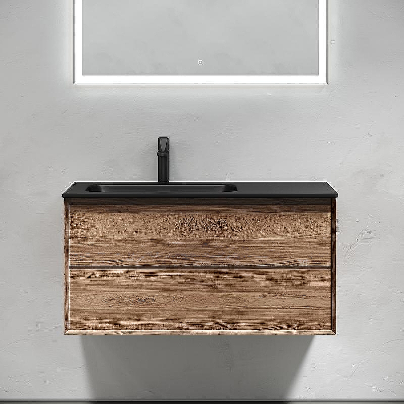 Тумба под раковину Sancos Marmi 2.0 100 L MR2.0100LECH подвесная Дуб чарльстон, купить, цена, заказать, магазин, доставка, скидка, промокод, купить, цена, заказать, магазин, доставка, скидка, промокод