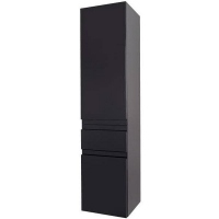 Шкаф пенал Jacob Delafon Madeleine 35 EB2069G-J52 L подвесной Черный глянец, купить, цена, заказать, магазин, доставка, скидка, промокод, купить, цена, заказать, магазин, доставка, скидка, промокод