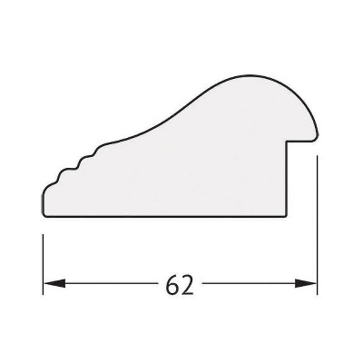 Зеркало Evoform Octagon 56х56 BY 3987 в багетной раме - Палисандр 62