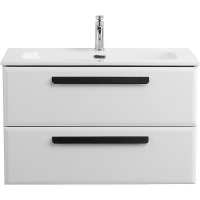 Тумба под раковину Cezares Eco-Cer-N 80 ECO-CER-N-800-2C-SO-BO подвесная Bianco Opaco без ручек, купить, цена, заказать, магазин, доставка, скидка, промокод, купить, цена, заказать, магазин, доставка, скидка, промокод