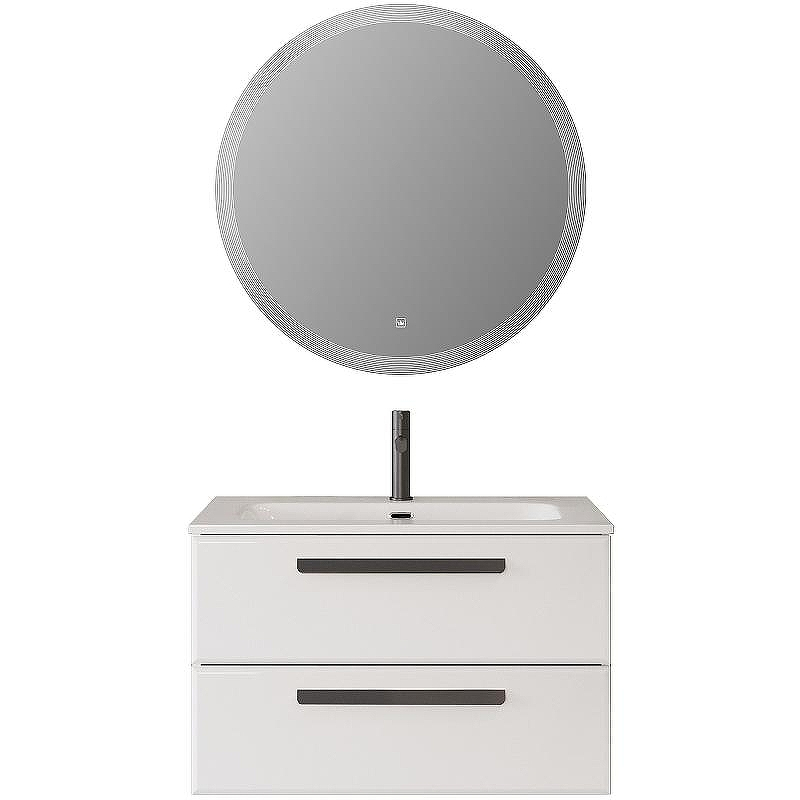 Тумба под раковину Cezares Eco-Cer-N 80 ECO-CER-N-800-2C-SO-BO подвесная Bianco Opaco без ручек, купить, цена, заказать, магазин, доставка, скидка, промокод, купить, цена, заказать, магазин, доставка, скидка, промокод