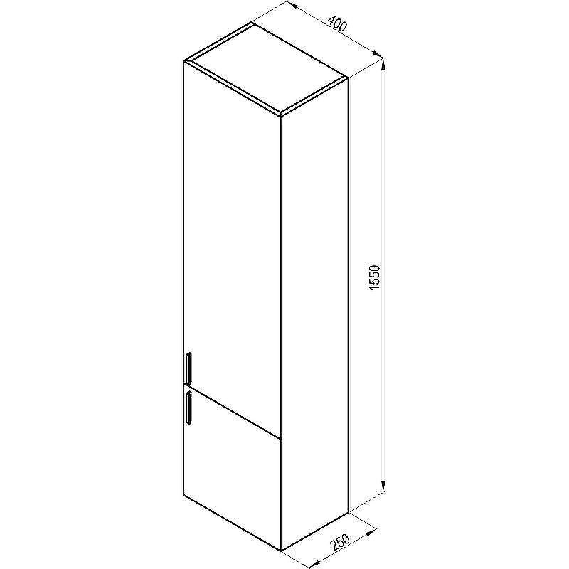 Шкаф пенал Ravak SB Clear II 40 R X000001644 подвесной Белый глянец, купить, цена, заказать, магазин, доставка, скидка, промокод, купить, цена, заказать, магазин, доставка, скидка, промокод