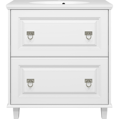 Тумба с раковиной Misty Версаль 80 УТ000008735 Белая матовая