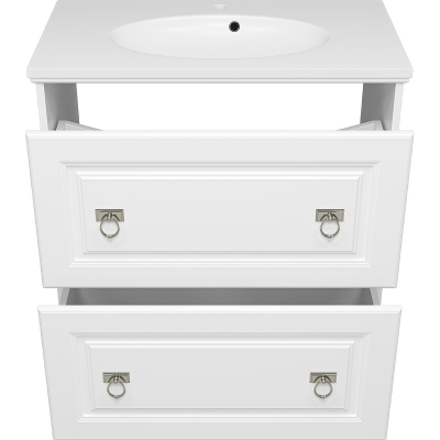 Тумба с раковиной Misty Версаль 80 УТ000008735 Белая матовая