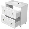 Тумба с раковиной Misty Версаль 80 УТ000008735 Белая матовая, купить, цена, заказать, магазин, доставка, скидка, промокод, купить, цена, заказать, магазин, доставка, скидка, промокод