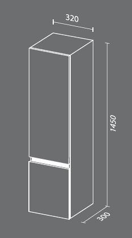 Шкаф пенал SanVit Кубэ 32 pkube с фактурой под дерево подвесной Карпатская ель, купить, цена, заказать, магазин, доставка, скидка, промокод, купить, цена, заказать, магазин, доставка, скидка, промокод