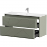 Тумба под раковину Allen Brau Paris 120 1.360003.CGM подвесная Олива матовый, купить, цена, заказать, магазин, доставка, скидка, промокод, купить, цена, заказать, магазин, доставка, скидка, промокод