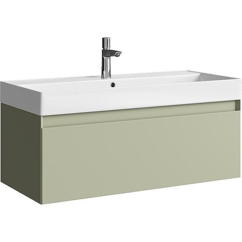 Тумба под раковину Aqwella Geometria 100 GE01101SH подвесная Шалфей зеленый, купить, цена, заказать, магазин, доставка, скидка, промокод, купить, цена, заказать, магазин, доставка, скидка, промокод