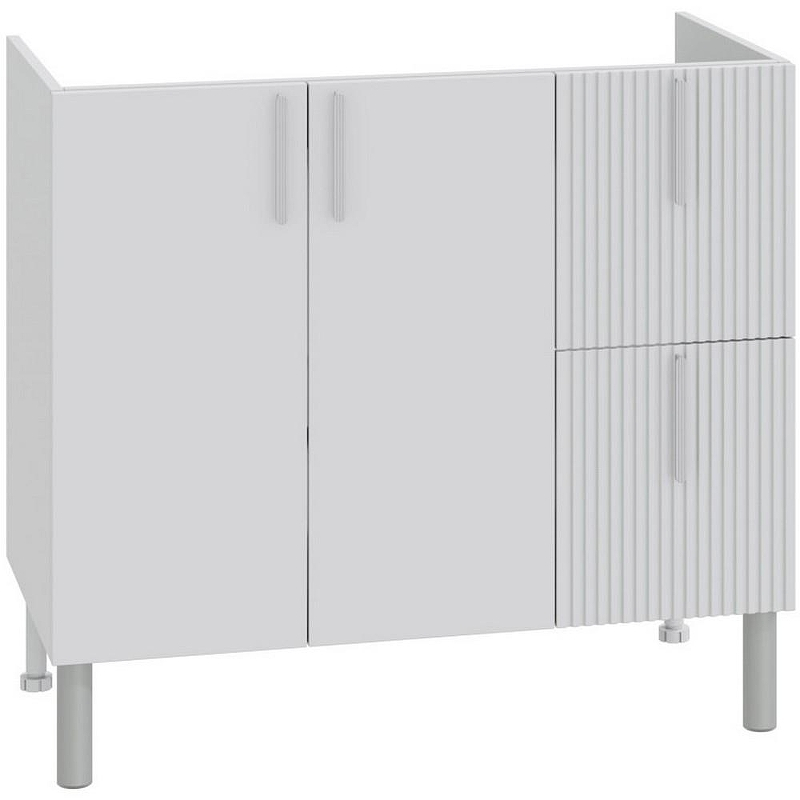 Тумба под раковину СанТа Вега 90 700448 Белая, купить, цена, заказать, магазин, доставка, скидка, промокод, купить, цена, заказать, магазин, доставка, скидка, промокод