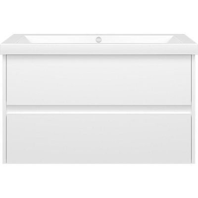 Тумба с раковиной Misty Алиса 90 УТ000011220 подвесная Белая